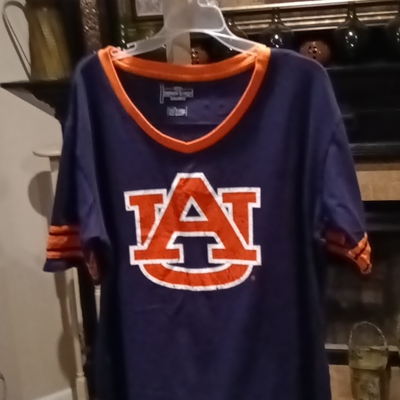 FINAL PRICE EMERSON STREET collegiate Auburn navy/orange/white t-shirt  XL - Picture 3 of 8